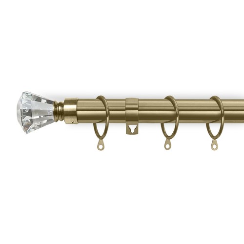 Extendable metal curtain - metal, pole