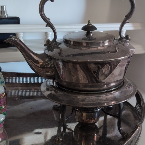 Antique silver plated spirit - antique,