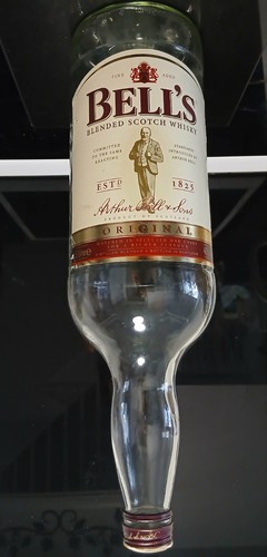 Bell whisky bottle with - bell's,