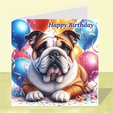 English Bulldog Dog Birthday