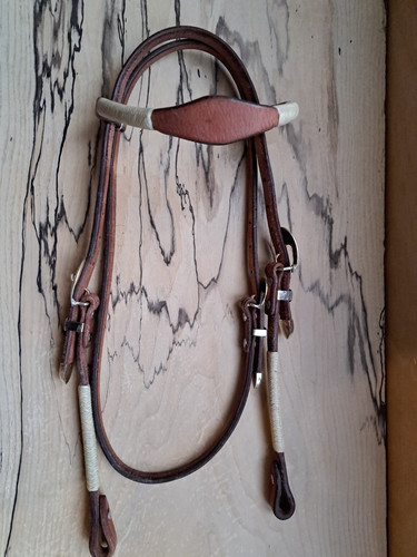 Western bridle silver buckles - western,