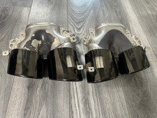 A35 AMG W177 QUAD EXHAUST TIP CONVERSION GLOSS BLACK 