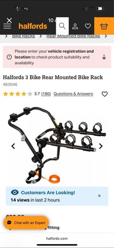 Halford bike rack - halford,