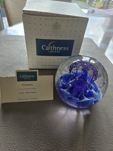 Caithness glass paperweight - glass,