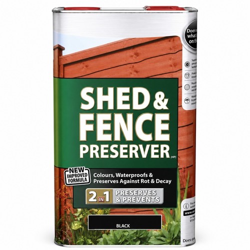 Black shed fence wood - fence,