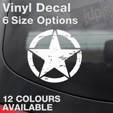 MILITARY ARMY STAR DISTRESSED