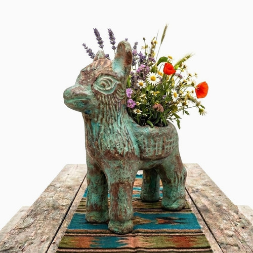 Mexican rustic clay pottery - clay,
