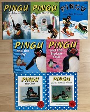 BBC Pingu Book Bundle x7 Books Retro TV Shows
