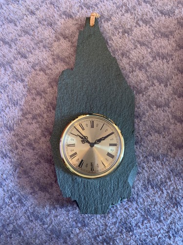 Slate wall clock - wall,