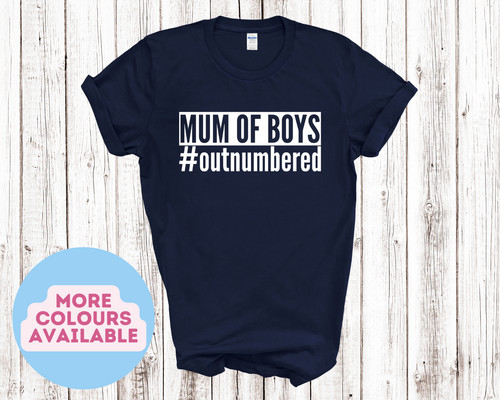 Mum boys outnumbered - of,