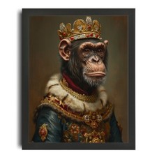 King Chimp Painting Monkey