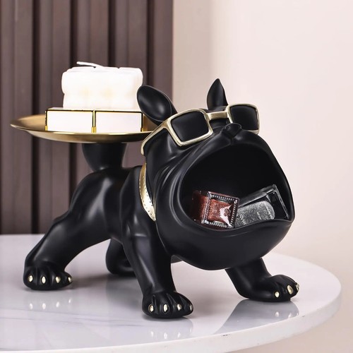 Bulldog dog resin - dog, statue
