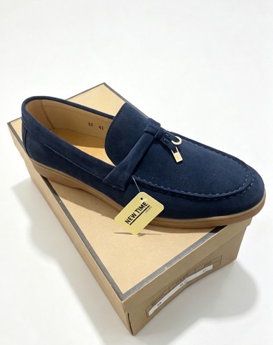 Men blue suede - ,