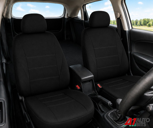 Front black car - seat, covers