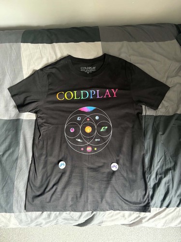 Coldplay merchandise shirt - coldplay, t-shirt