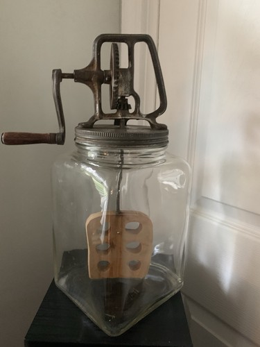 Vtg daisy butter churn top - butter,