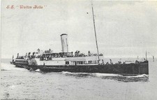 Postcard,Belle Steamers, SS WALTON BELLE Paddle Steamer 