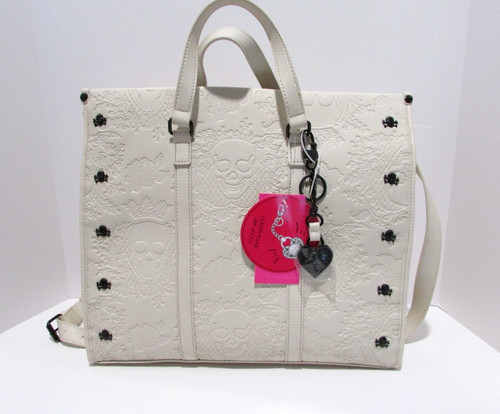 Betsey johnson skull tote - johnson,