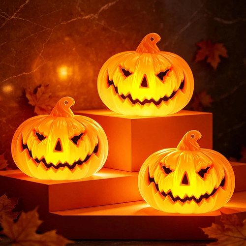 Pack pumpkin lights - 3,