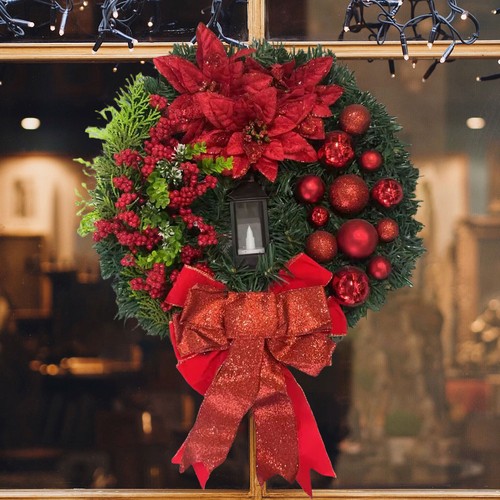 Christmas lighting wreath - lighting,