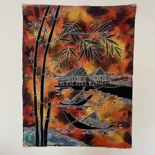 Batik painting artwork wall - painting,