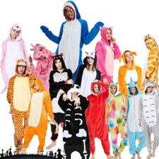 Unisex Adult Kids Animal Onsie8 Kigurumi Pyjamas Fancy dress Onesie18 Sleepwear*