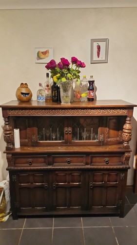Old charm court cupboard - old,