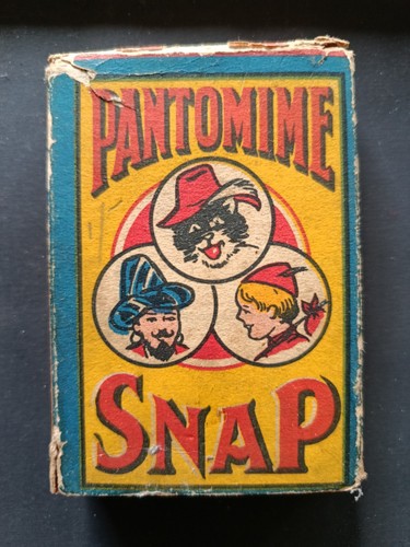 Vintage card game - vintage, pantomime
