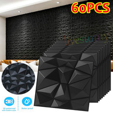 60PCS Modern Decorative Wall Panel 3D Wall Decor PVC Panels Cladding Panels 5.4㎡