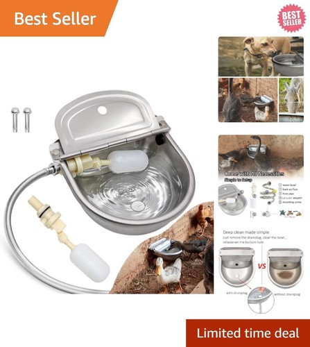 Self filling water - trough, for