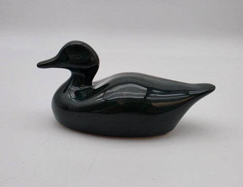 Figurine dark green ceramic - -,