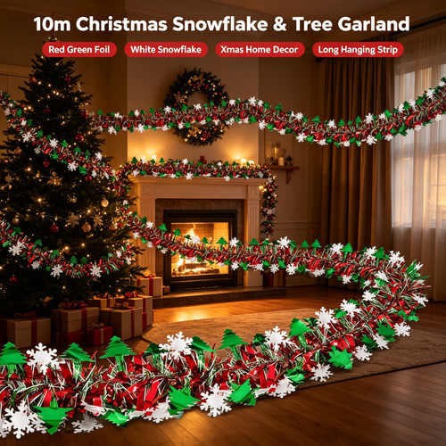 10m christmas snowflake tree - christmas,