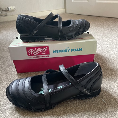Skechers riboneer black strap - riboneer,