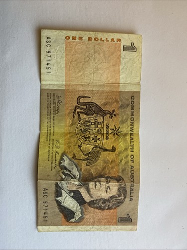 One dollar bill australian - $1,