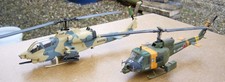 Hobbymaster Bell UH-1B (Huey) Japanese markings and Revell AH-1W Cobra