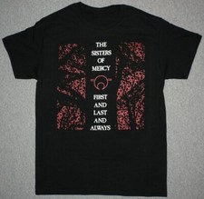 THE SISTERS OF MERCY FIRST AND LAST AND ALWAYS Black Men S-234XL T-shirt D086