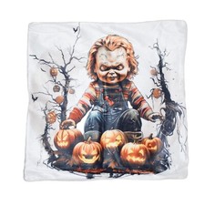 Chucky 17" x 17” Cushion Cover 100% Polyester with zip closer ,soft touch feel
