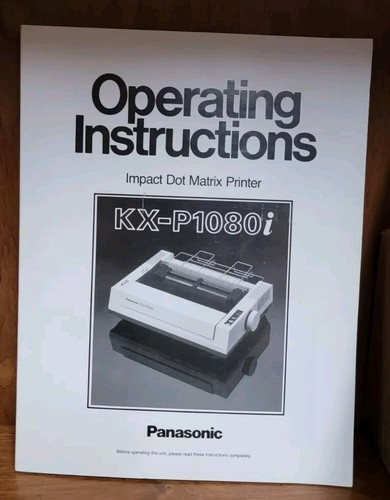 Panasonic booklet operating - booklet,