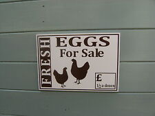  new design 2015 rigid a4 fresh eggs for sale sign eglu/coop ideal free p&p