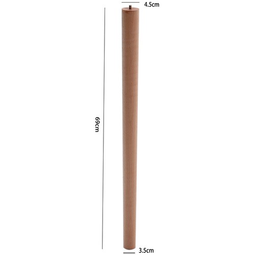 Wooden furniture legs - 4x,