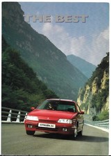 Citroen ZX 1992-1993 UK Foldout Brochure Reflex Avantage Aura Volcane Furio 16v