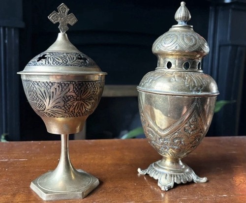 Vintage brass religious - brass,