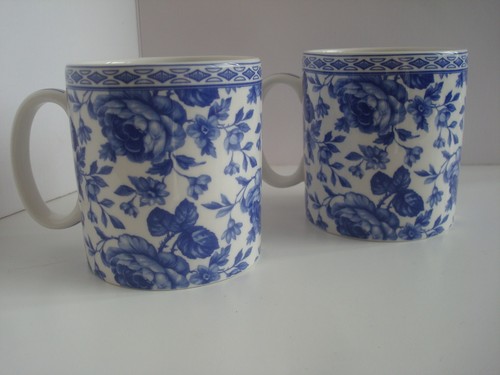 Pair spode blue room - pair,