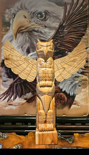 Totem pole wood - totem, 1.00