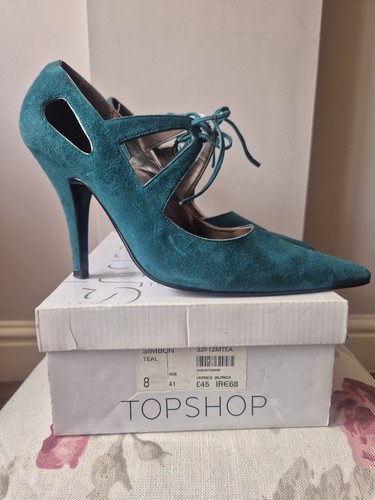 Topshop high heeled - heeled, suede
