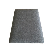 Plain Charcoal Fabric Chair