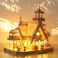 3D Wooden Puzzle Villa House
