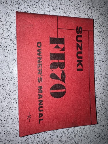 Suzuki fr70 owners manual - fr70,