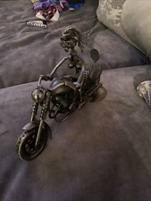 Scrap Metal Sculpture Motorbike Ornament
