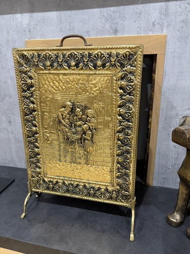 Antique embossed brass - antique, fire